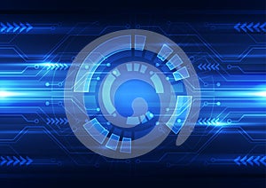 Abstract vector future technology concept background illustration