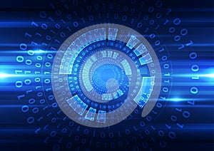 Abstract vector future technology concept background illustration