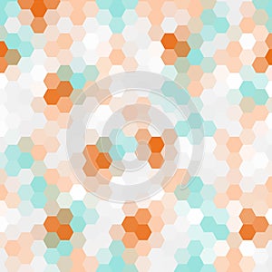Abstract vector geometric background. colored hexagons. eps 10