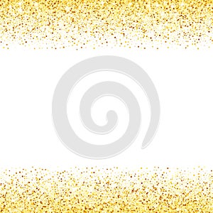 Abstract vector gold dust glitter star wave