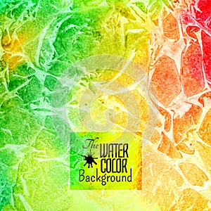 Abstract vector hand drawn rainbow color