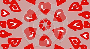 Abstract vector heart,vector illustration,Planet of the Heart and the Stars