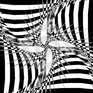 Abstract Vector illustration background psycho background abstraction