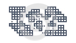 Abstract Grid Pattern: Modern Geometric Design Element, vector design Generative AI