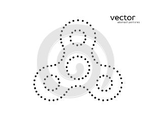 Abstract vector illustration of hand spinner. photo