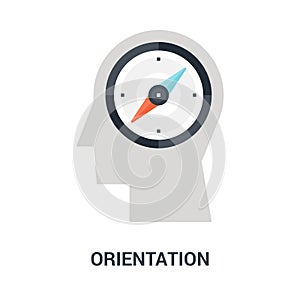 Orientation icon concept photo