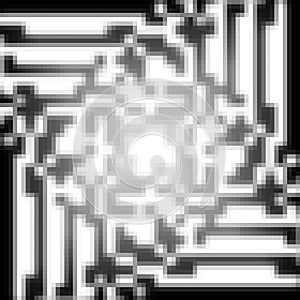 Abstract Vector illustration psycho background