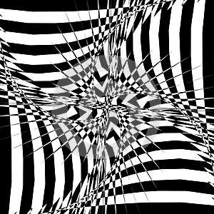 Abstract Vector illustration psycho background