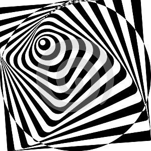 Abstract Vector illustration psycho background