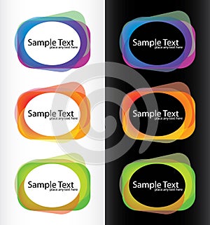 Abstract vector labels