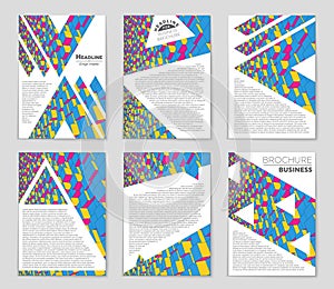 Abstract vector layout background set. For art template design, list, front page, mockup brochure theme style, banner, idea, cover