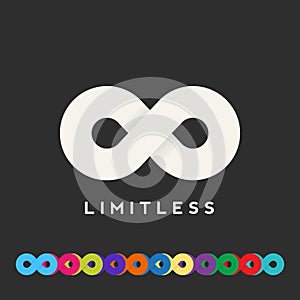 Abstract Vector Limitless Symbol, Icon or a Logo