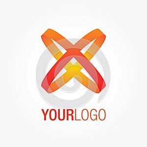 Abstract vector logo, for your company. photo