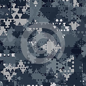 Abstract Vector Military Camouflage Background