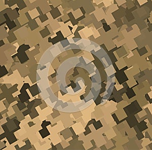 Abstract Vector Military Camouflage Background