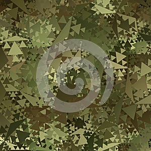 Abstract Vector Military Camouflage Background