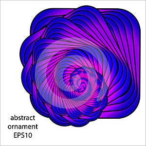 Abstract vector ornamental emblem. EPS10
