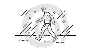 Abstract Interconnected Lines Pattern for Tech and Network Designs, vector design Generative AI