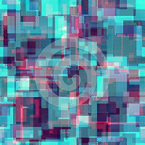 Pattern of a random small dots. Seamless image. Dither effect