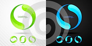 Abstract vector preloader