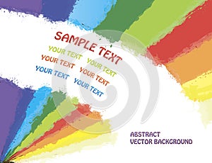 Abstract vector spectrum background