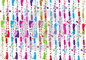 Abstract vector splatter colorful pattern background design. illustration vector design