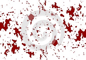 Abstract vector splatter red color concept design background. illustration vector design