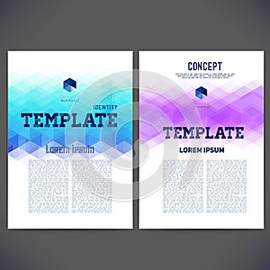 Abstract vector template design, brochure, Web sites, page, photo