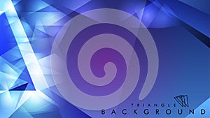 Abstract vector triangle background for use in design in eps 10