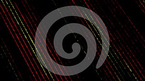 Abstract vector vanishing texture. The concept of data movement by binary code. Halftone with noise effect and dots. Matrix