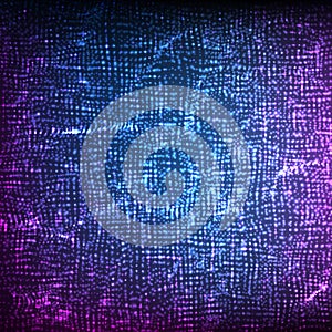 Abstract vector wave mesh background. Point cloud array. Chaotic light waves. Technological cyberspace background. Cyber