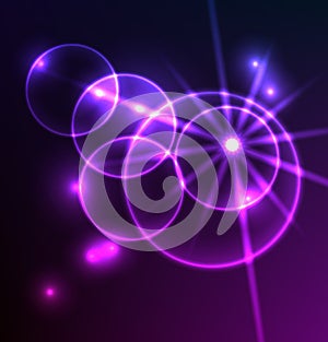 Abstract vectoral space background