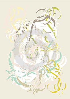 Abstract vegetative background,