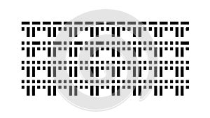 Abstract Vertical Bar Pattern - Digital Code Background, vector design Generative AI