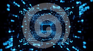 Abstract Vertical Data Lines Background Representing Big Data and Analytics