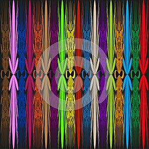 Abstract vertical lines. Colorful stripe pattern. Gradient texture Vector. Dynamic spectrum design.
