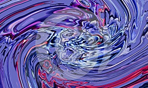 Abstract Very Peri color twirl. Violet fluid texture. Swirling paint effect background. Purple gradient. Design backdrop. Modern