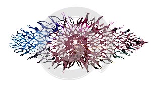 Abstract Vibrant Energy Burst Vector. Dynamic Colorful Explosion Effect Design, vector design Generative AI