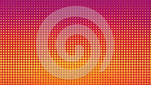 Abstract vibrant gradient halftone dot pattern background texture design for modern presentations and digital projects. Generative