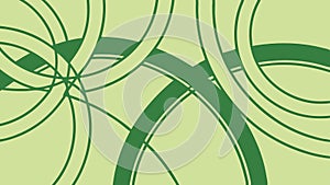 Abstract Vibrant Green Circular Patterns, Dynamic Flow, vector design Generative AI