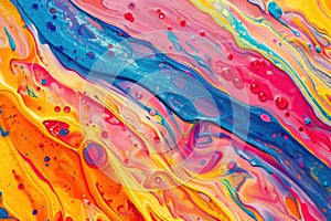 Abstract vibrant multicolor paint background. Abstract colorful painted texture