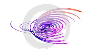 Abstract Vibrant Spiral Vortex Design Element, vector design Generative AI