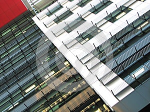 Abstract view of High Rise Building Close up