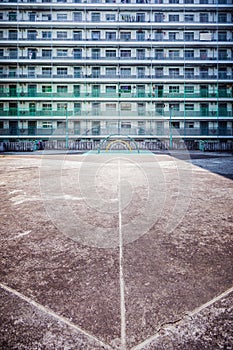 Abstract view of Public Housing in Hong Kong