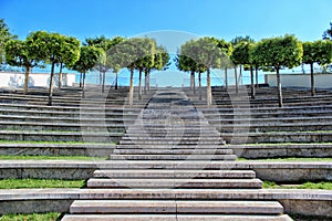 Abstract view. Stairs.