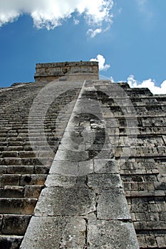 Abstract view of Steps of Ancient Mayan Pyramid