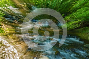 Abstract View of a Wild Mountain Stream