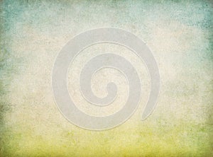 Abstract vintage paper background with green grass