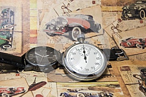 Abstract vintage time conceptual