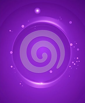 abstract violet background with scintillating circles and gloss